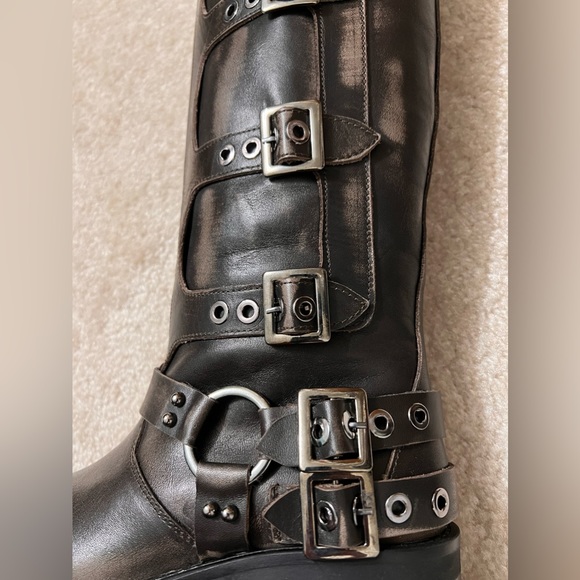 NEW - Browns Shoes B2 ‘Speedway’ moto boots - Size EU 36 - Picture 7 of 11